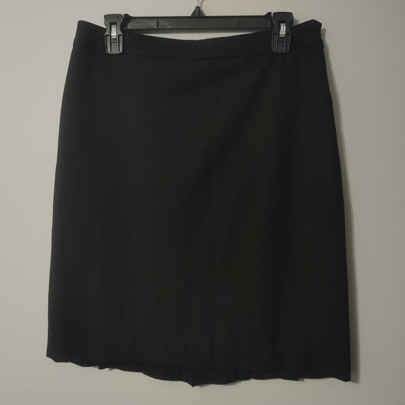Ann Taylor LOFT Classic Black Pencil Skirt 6 - Picture 1 of 8